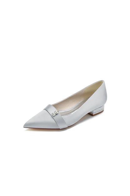 Crystal Cocktail Pointed Toe Flats