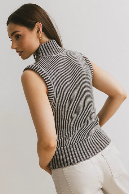 Monroe Zip Up in Grey FINAL SALE
