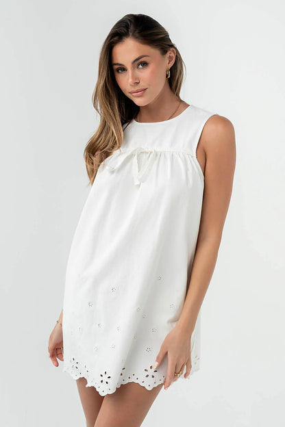 Peyton Embroidered Mini Dress