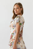 Lauren Ruffle Floral Maxi Dress
