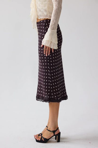 Croft Polka Dot Midi Skirt FINAL SALE