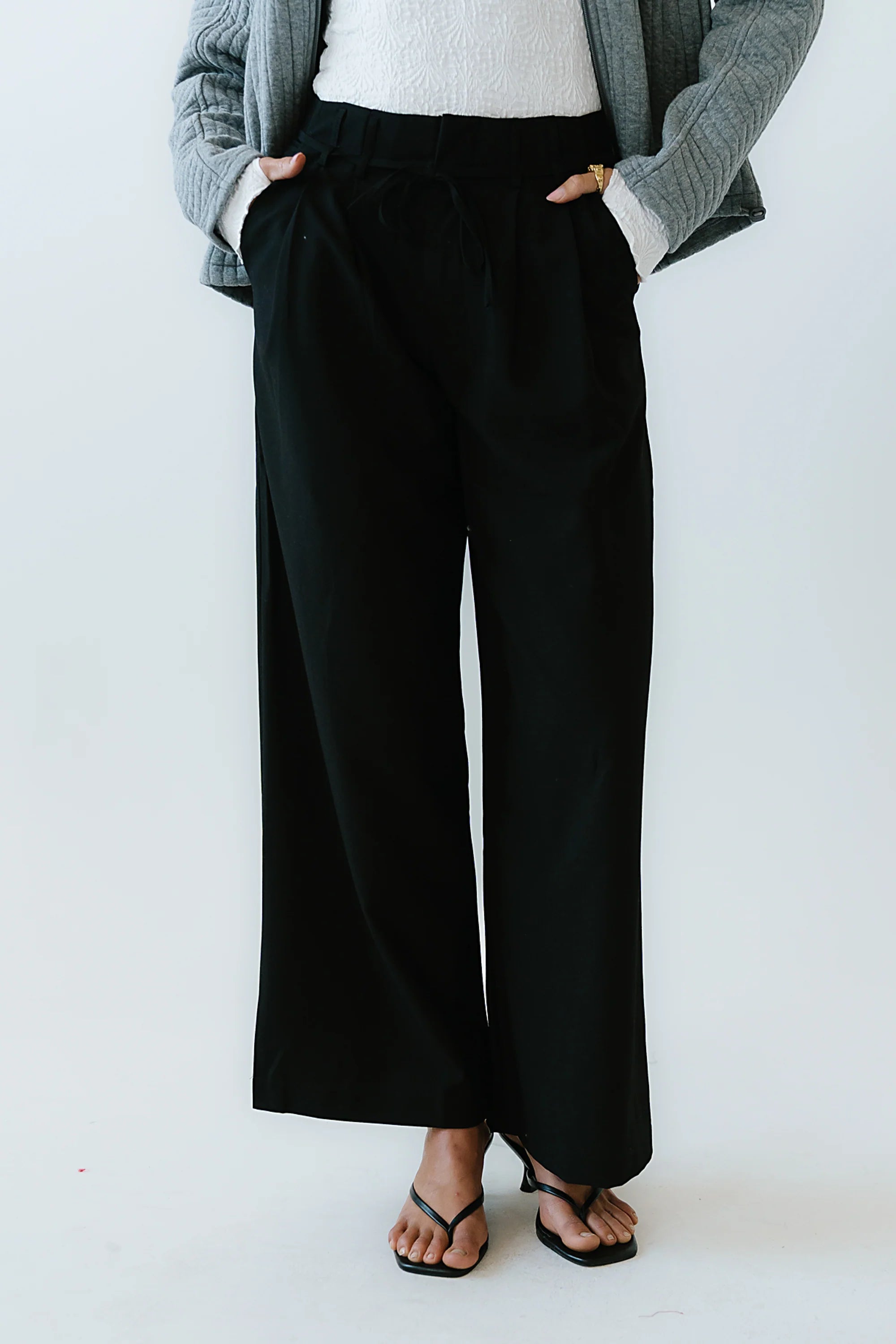 Mandy Pleated Wide Leg Pants