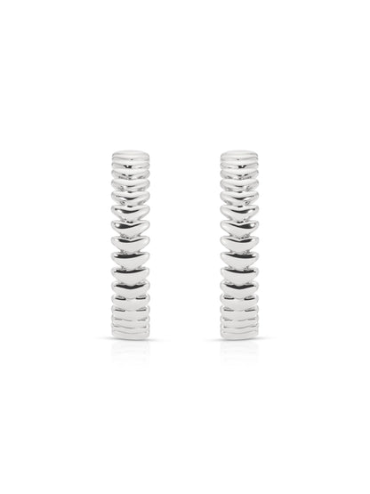 Large Metal Moderna Hoops