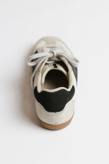 Stevie Striped Sneaker in Black FINAL SALE