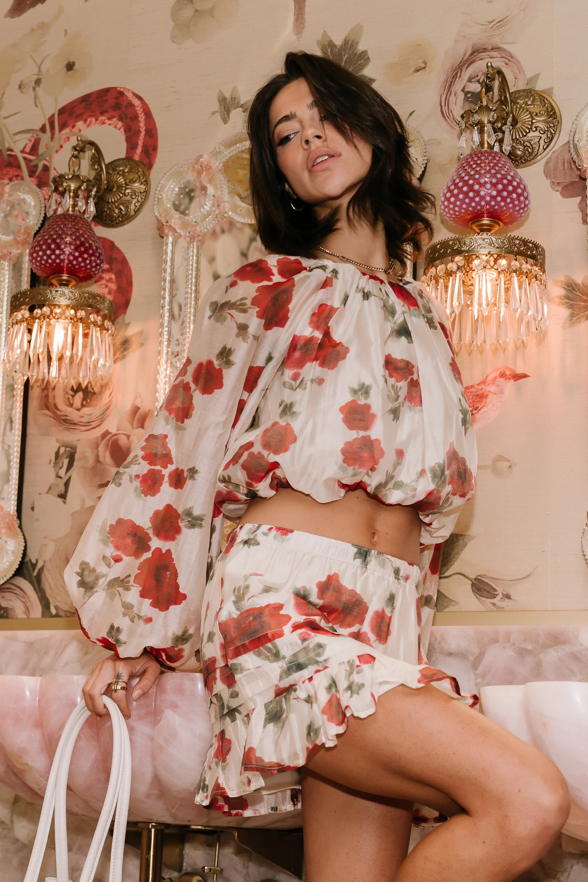 Posie Floral Bubble Top