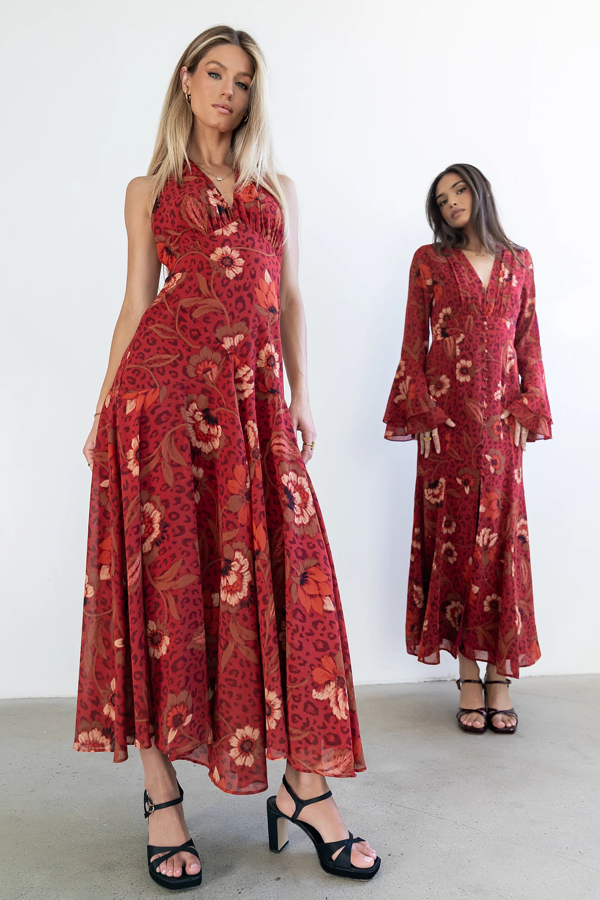 Tracey Halter Maxi Dress