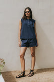 Harley Tank in Navy