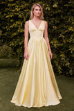 Libby Gown A Line Satin Dress
