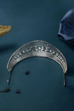 Womens Silver Copper Cubic Zirconia Crowns