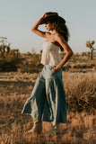Kali Cropped Wide Leg Pants
