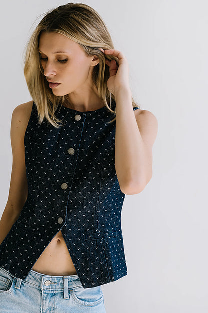 Caroline Denim Vest
