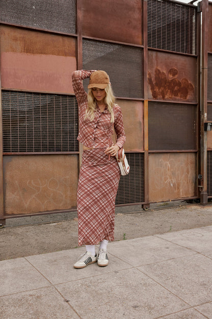 Pinot Plaid Blouse FINAL SALE