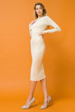 BE WITH YOU SWEATER MIDI DRESS FINAL SALE