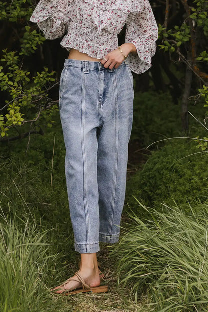 Towy Cropped Straight Leg Jeans FINAL SALE