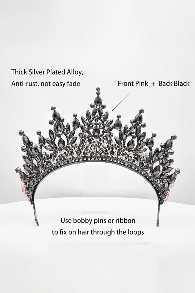 Pink Rhinestone Queen Tiara
