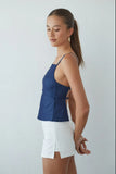 Sharen Open Back Tank Top