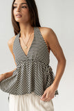 Holden Striped Halter Top