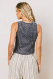 Brayden Cable Knit Sweater in Navy FINAL SALE