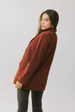 Crystal Blazer in Brick FINAL SALE