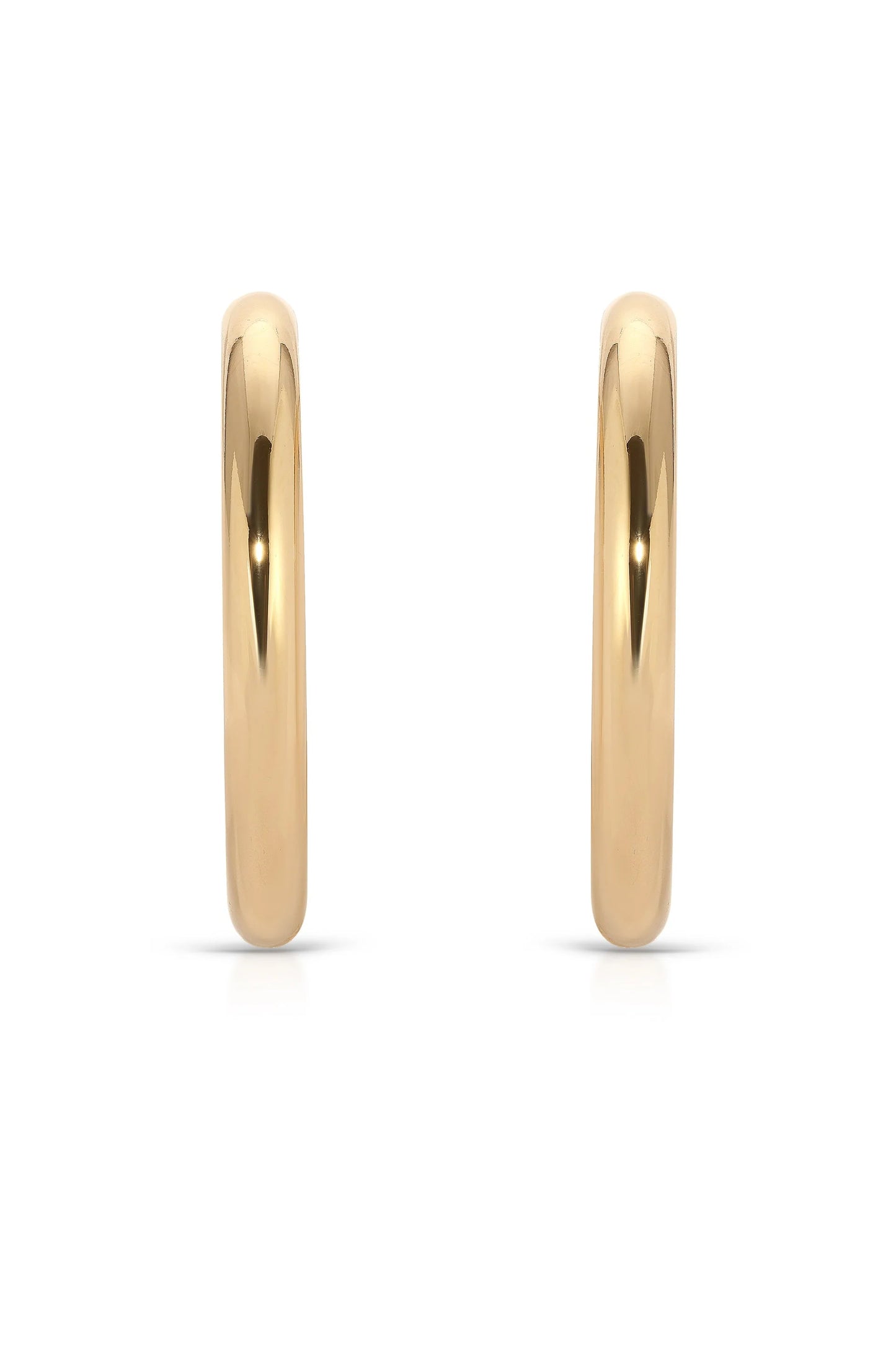 Large Thick Classic Hoops