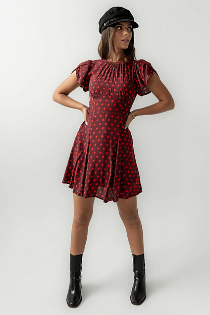 Brandy Polka Dot Mini Dress FINAL SALE