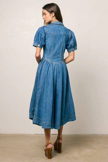 Mylie Denim Maxi Dress FINAL SALE