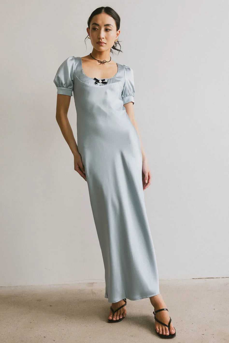 Birdie Satin Maxi Dress FINAL SALE