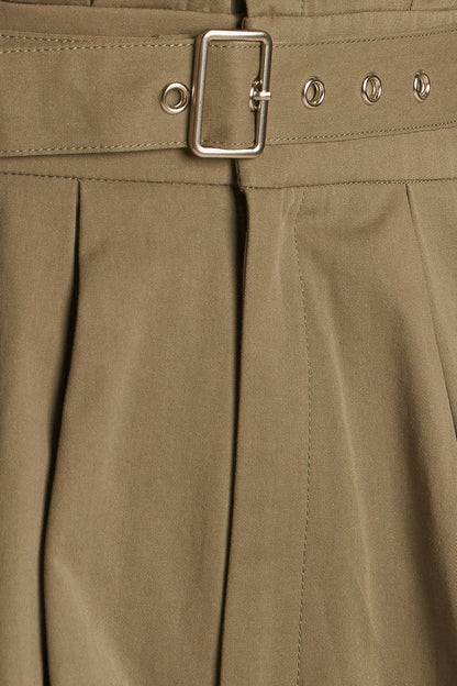 Olive Utility Belted Romper