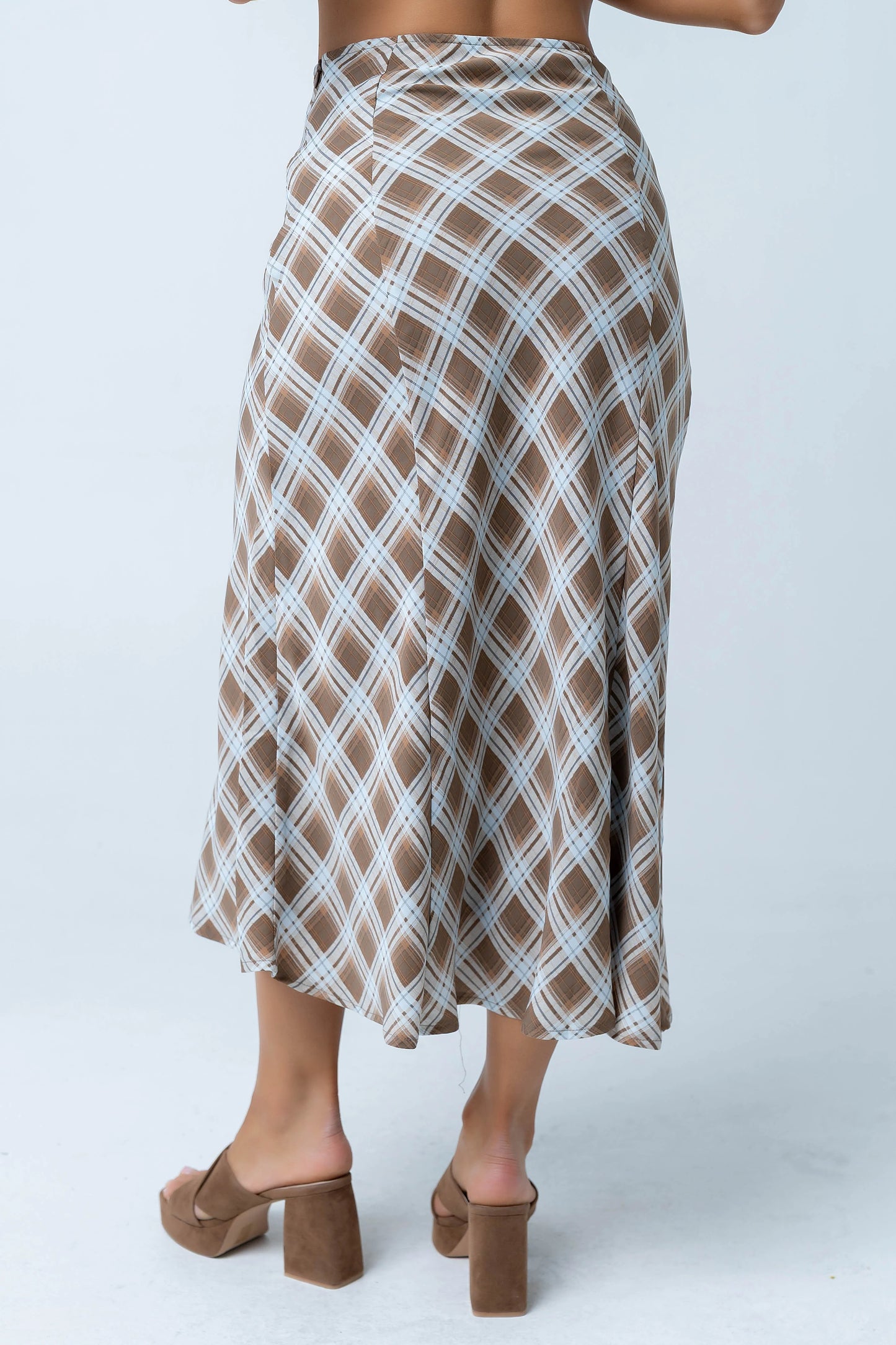 Zadie Plaid Maxi Skirt