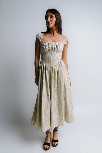 Oaklynn Corset Midi Dress FINAL SALE