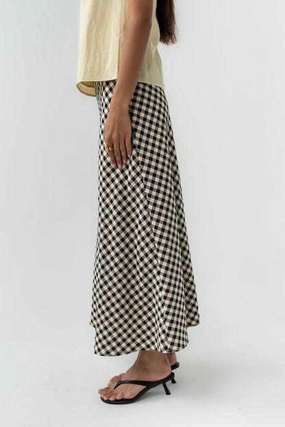 Posie Gingham Maxi Skirt