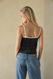 Monique Polka Dot Lace Bra Top