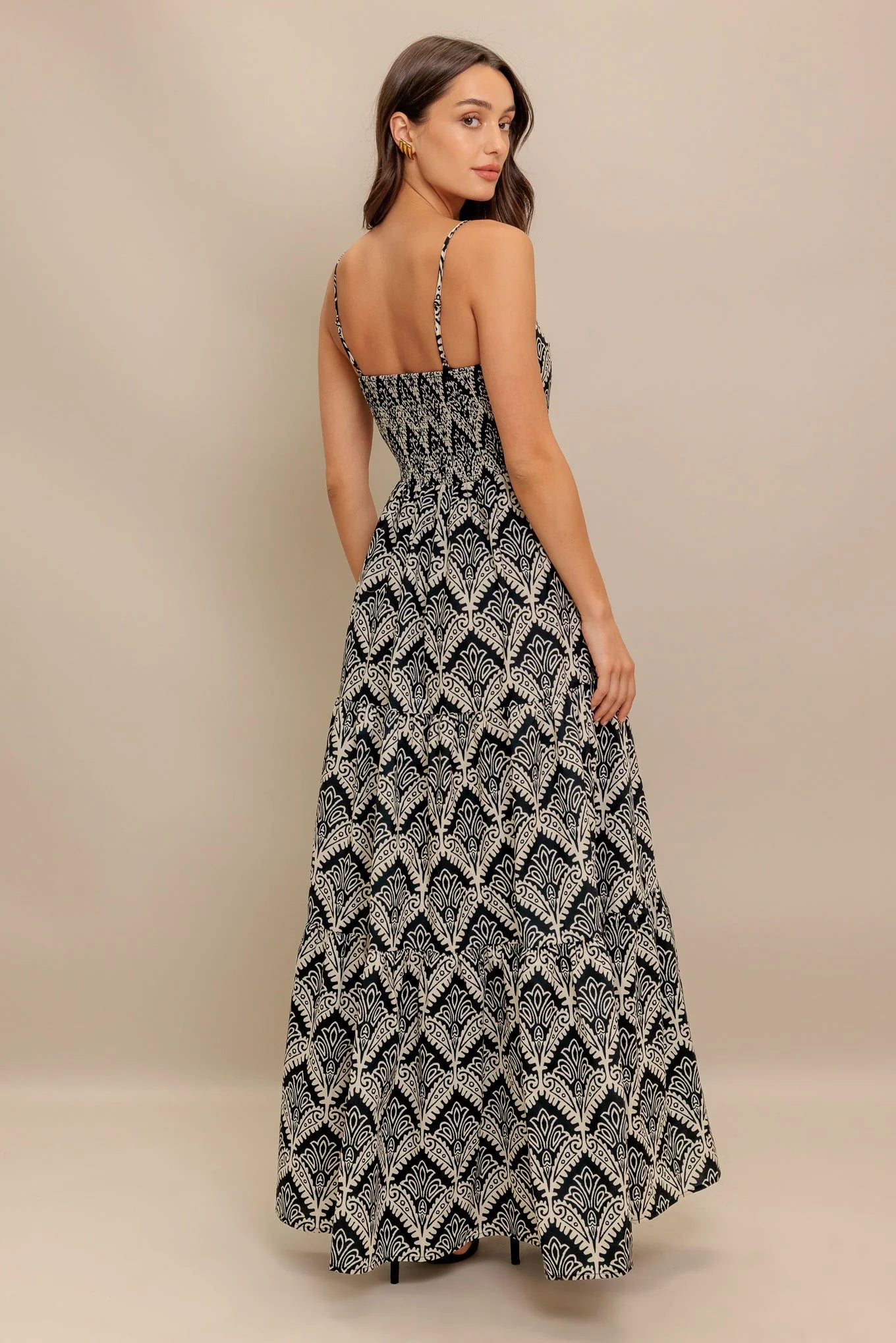 Hazelwood Garden Maxi Dress Black Ivory FINAL SALE