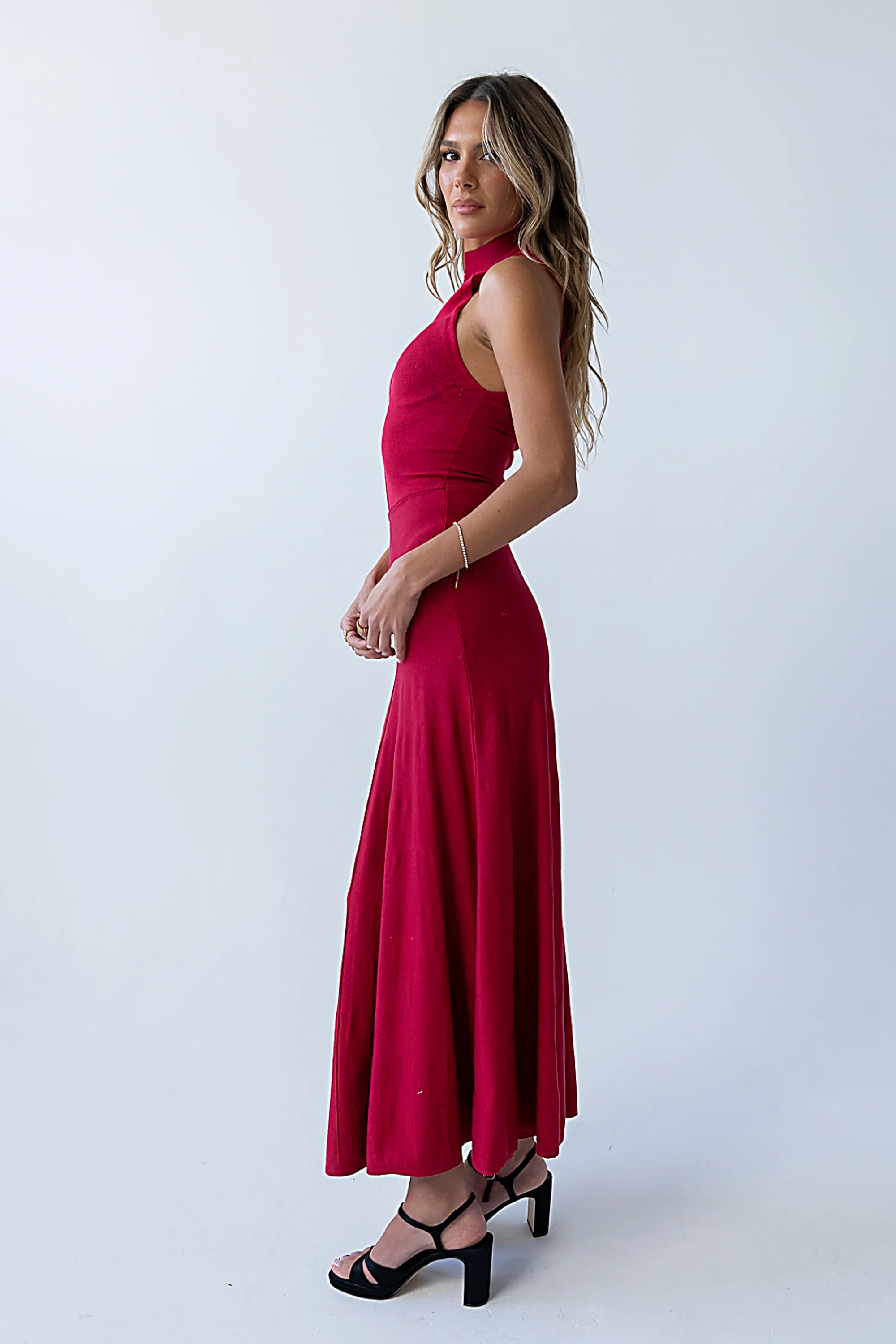 Liz Mock Neck Maxi Dress FINAL SALE