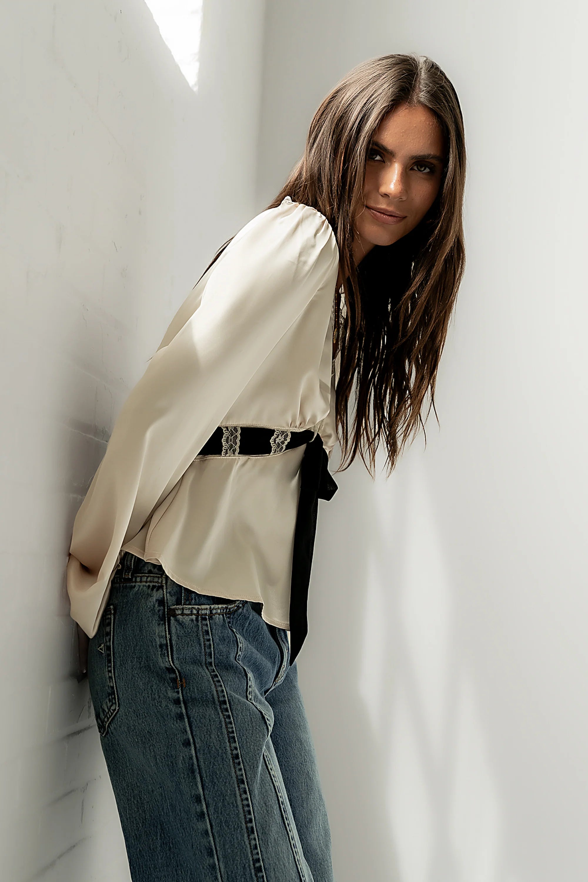 Margot Satin Blouse FINAL SALE