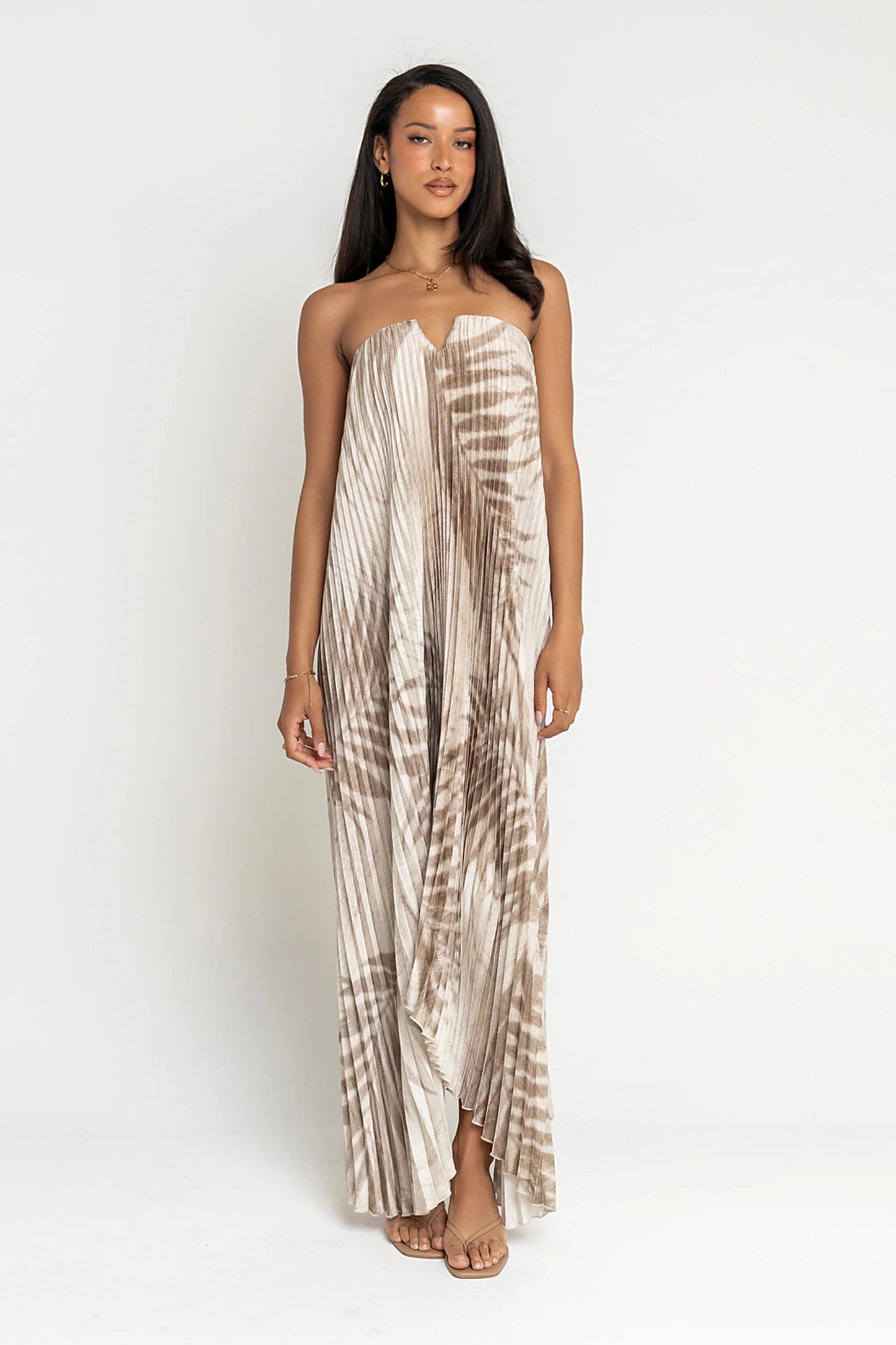 Brandie Accordion Maxi Dress