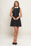 LOVELY MOMENT BLACK MINI DRESS