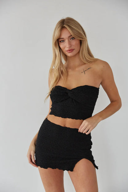 Avalon Smocked Mini Skirt