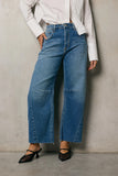Juliette Barrel Jeans in Medium Wash