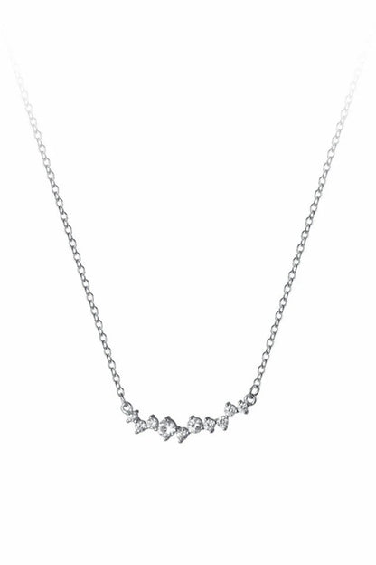 Smile Diamond Pendant Necklace