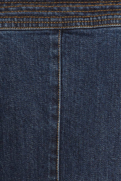 DOMINIQUE DARK DENIM MIDI DRESS