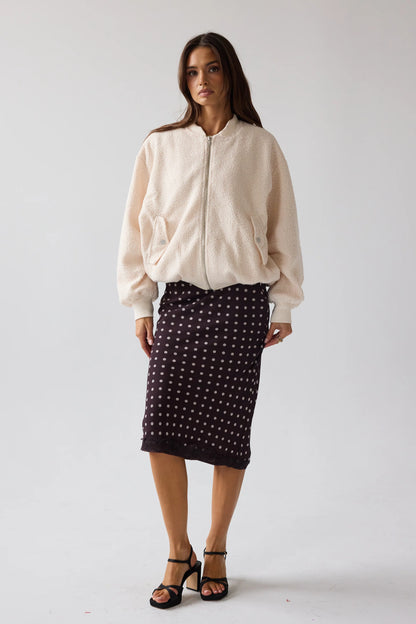 Lucie Sherpa Bomber Jacket