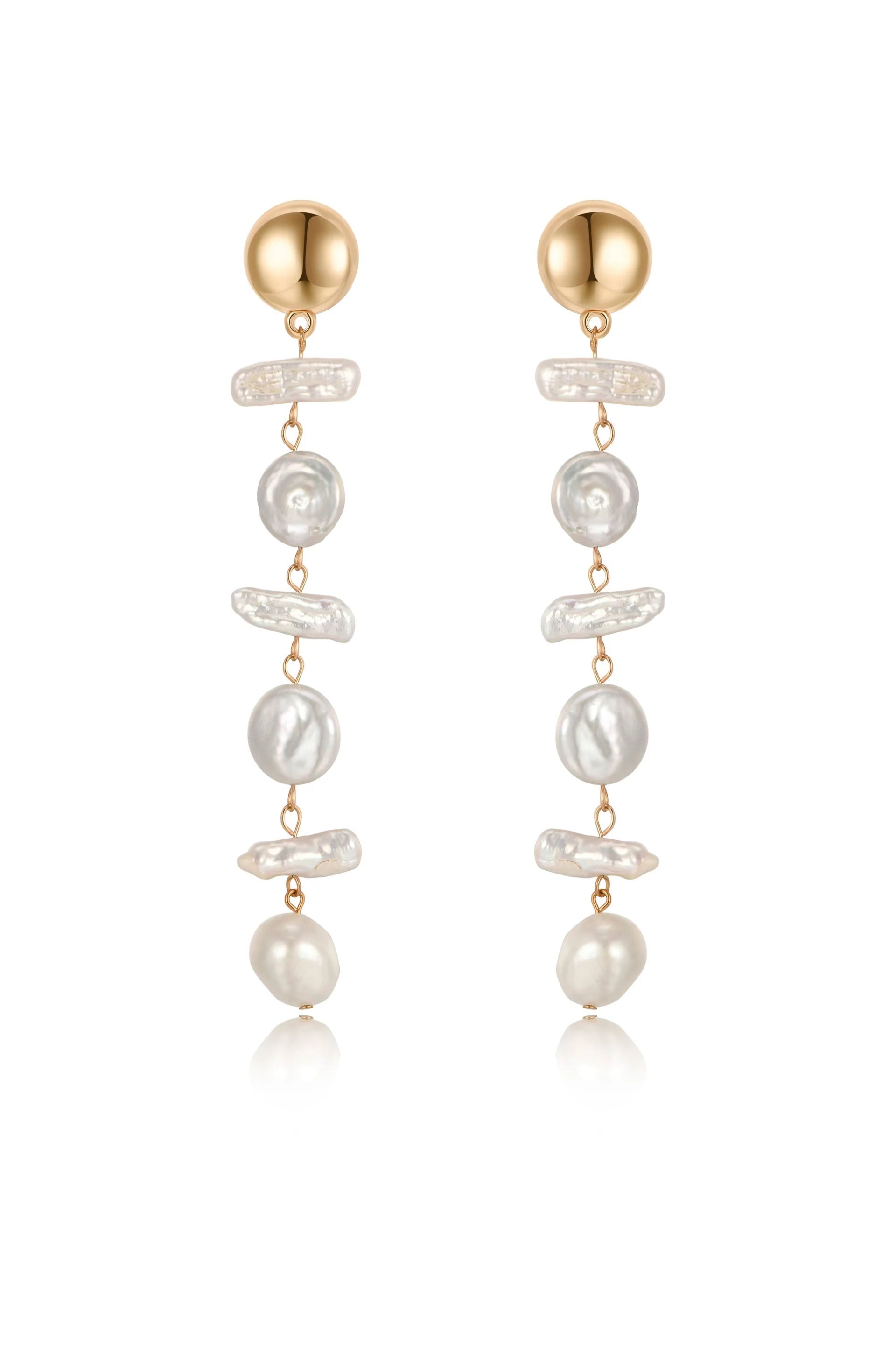 Ocean Secrets Freshwater Pearl Dangle Earrings