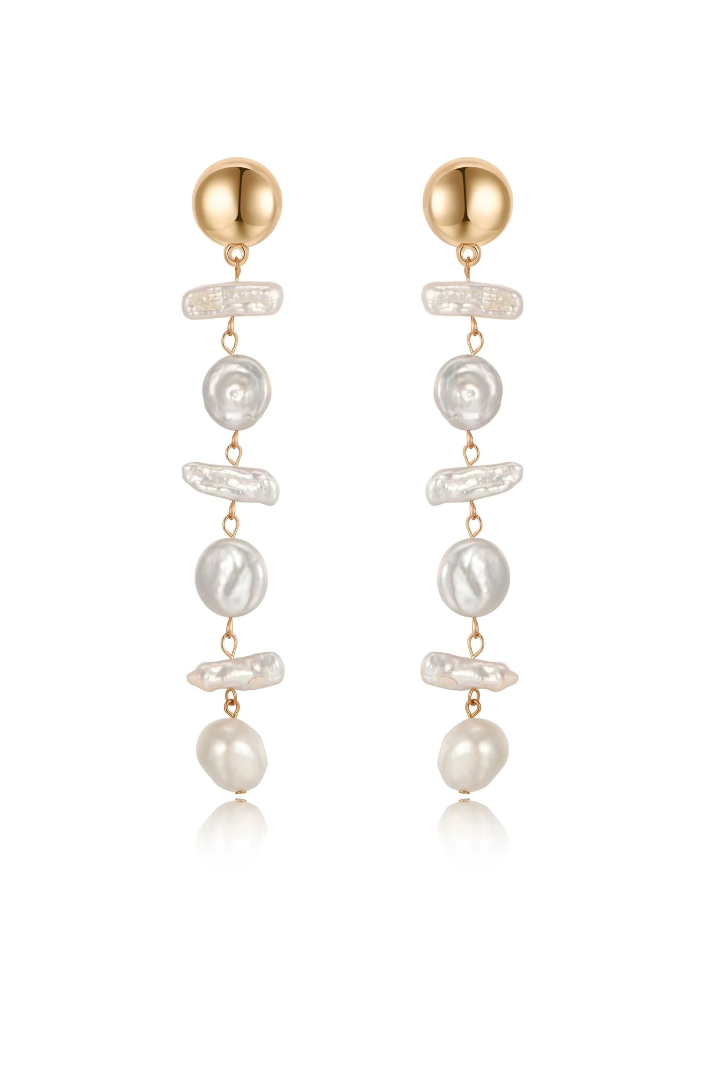 Ocean Secrets Freshwater Pearl Dangle Earrings