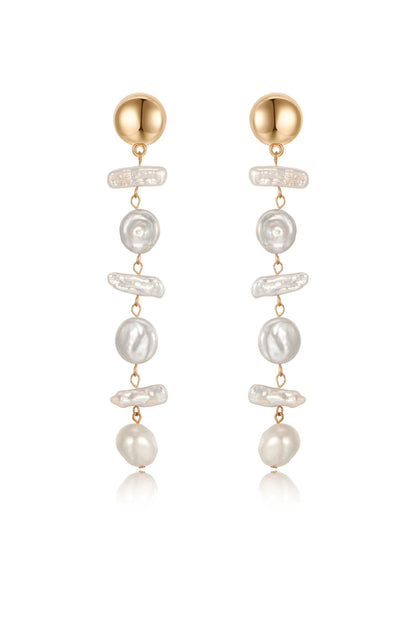 Ocean Secrets Freshwater Pearl Dangle Earrings