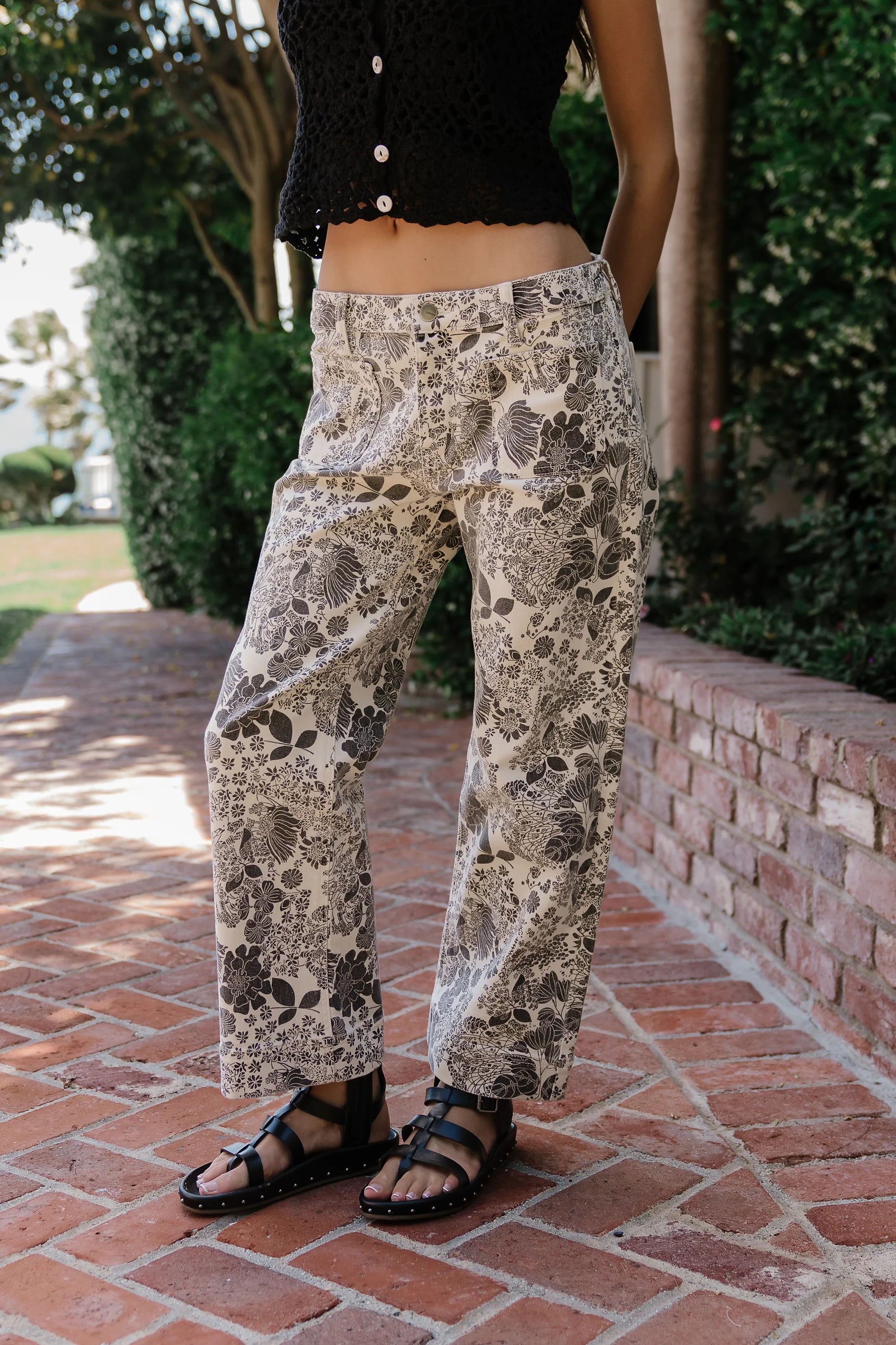 Ronda Slim Wide Leg Jeans