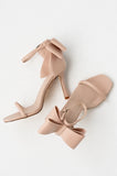 Marcel Bow Heels in Beige