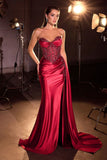 Laryn Gown Strapless Dress With Crystal Beaded Bodice