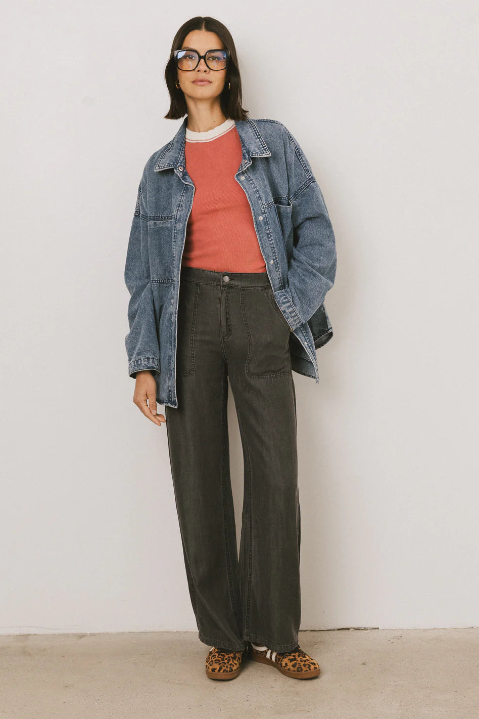 Reece Wide Leg Pants in Black FINAL SALE