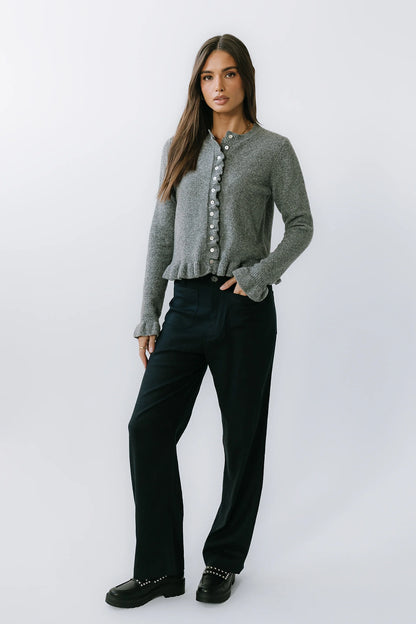 Lander Wide Leg Pants in Navy